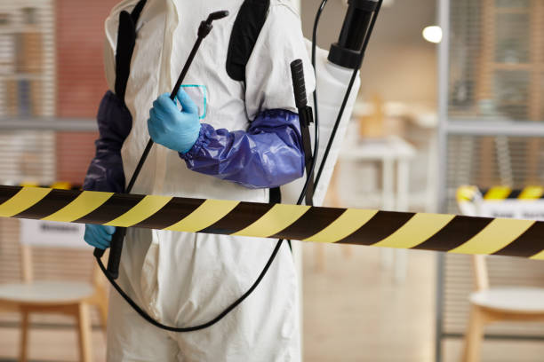 Professional Biohazard Cleanup technician working in Pahoa, HI